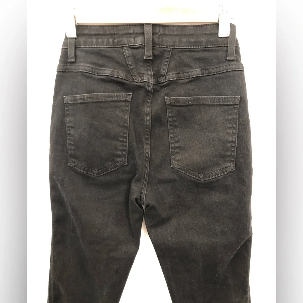 Closed Anthropologie Skinny Pusher 1920 Jeans Black Made In Italy Size 25 - Picture 3 of 14